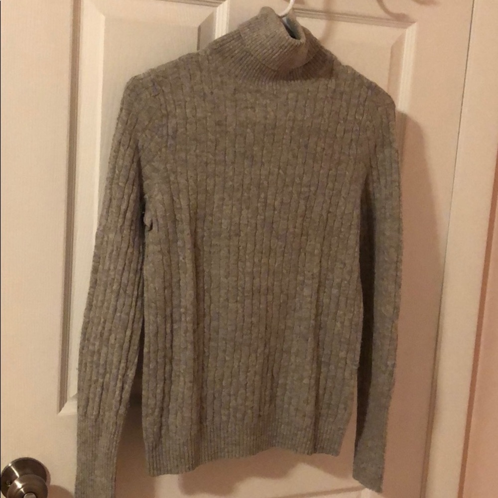 J.Crew cable knit turtleneck sweater